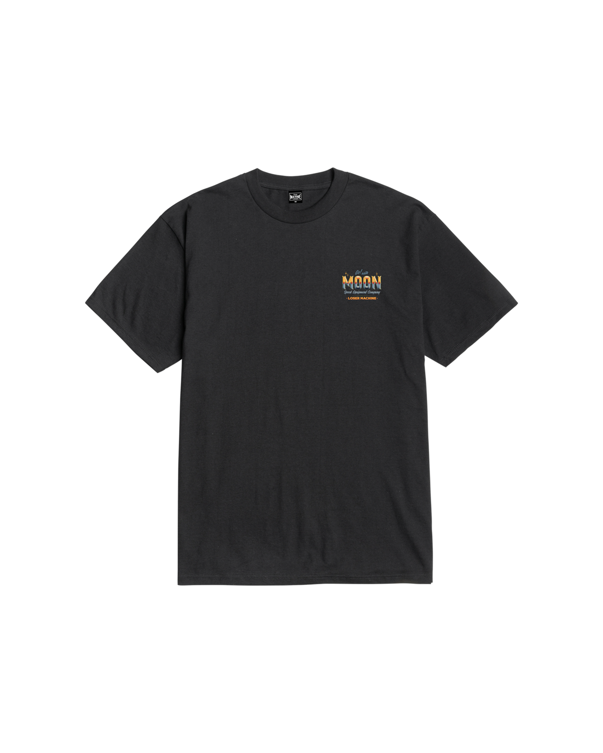loser-machine-sign-board-stock-t-shirt-black - alternate view