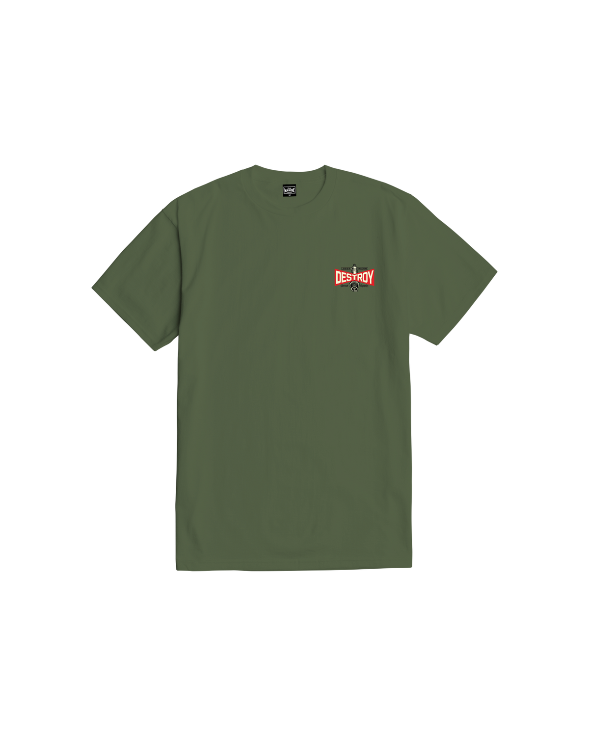 loser-machine-hot-spark-stock-t-shirt-desert-green
