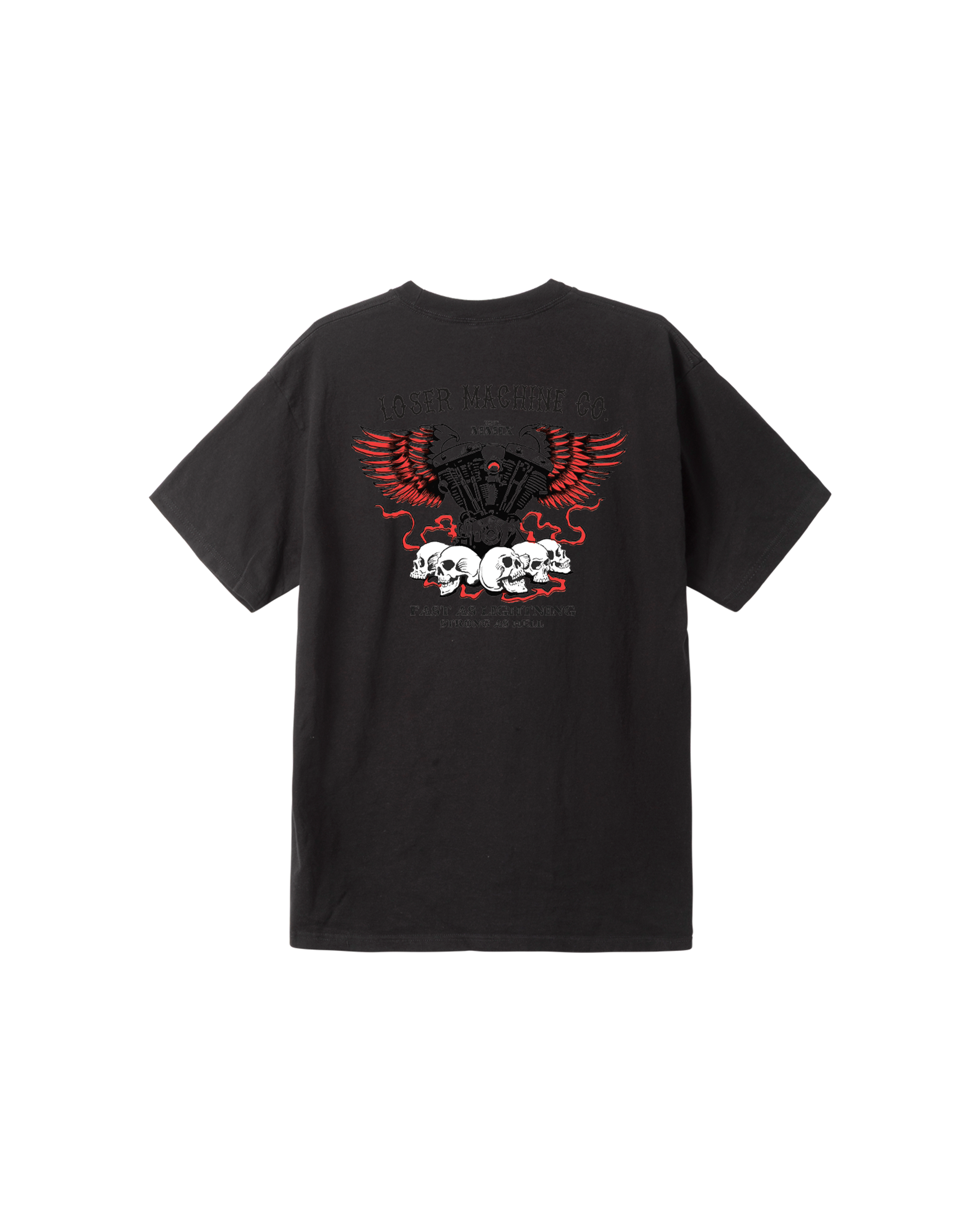 loser-machine-no-easy-way-out-stock-t-shirt-black-enzyme (zoomed)