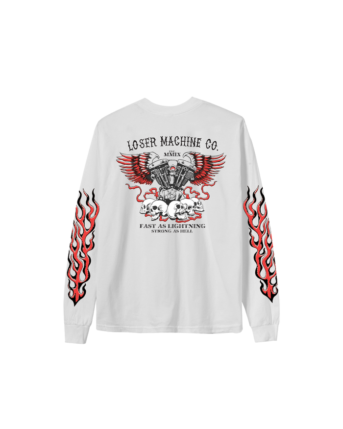 loser-machine-no-easy-way-out-stock-ls-t-shirt-white