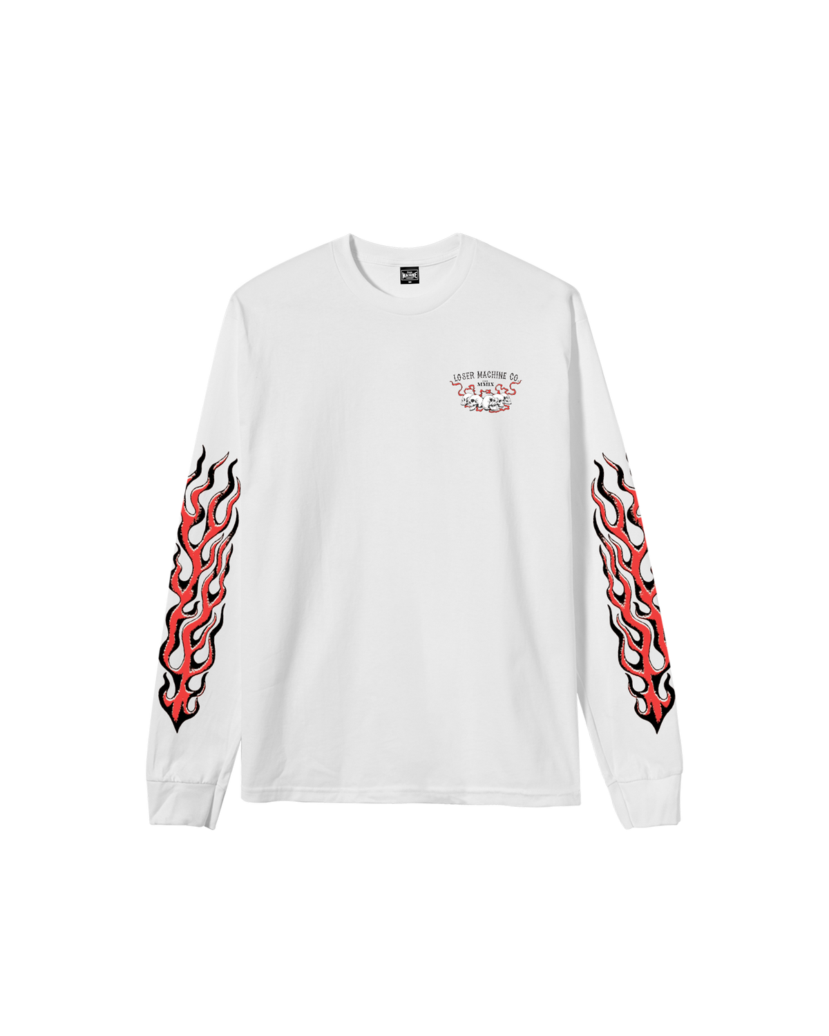 loser-machine-no-easy-way-out-stock-ls-t-shirt-white