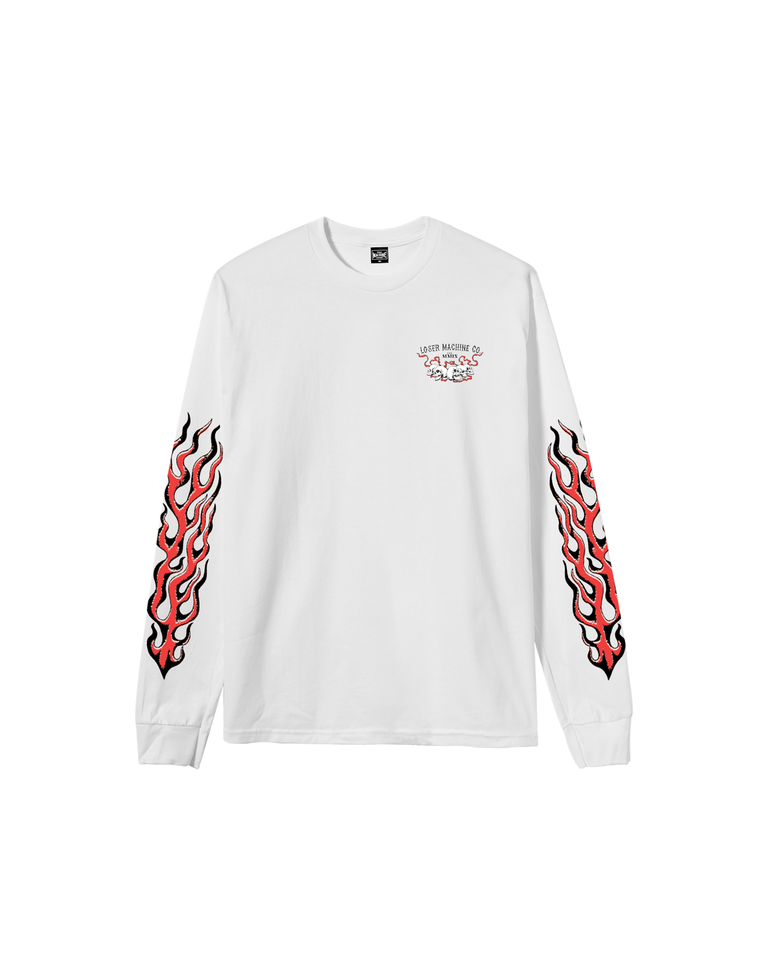 loser-machine-no-easy-way-out-stock-ls-t-shirt-white (zoomed)
