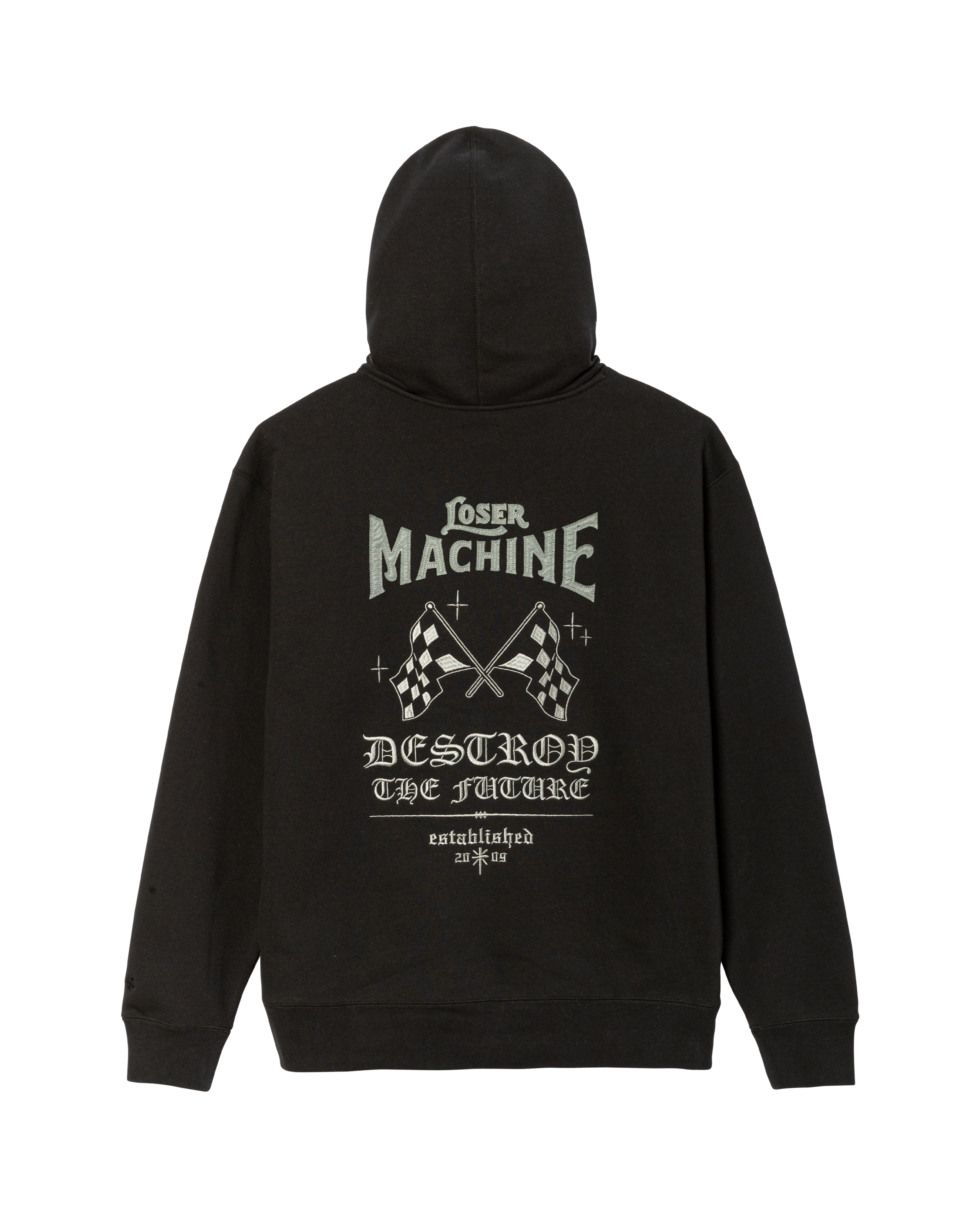 BARBED HOODED SWEATSHIRT (zoomed)