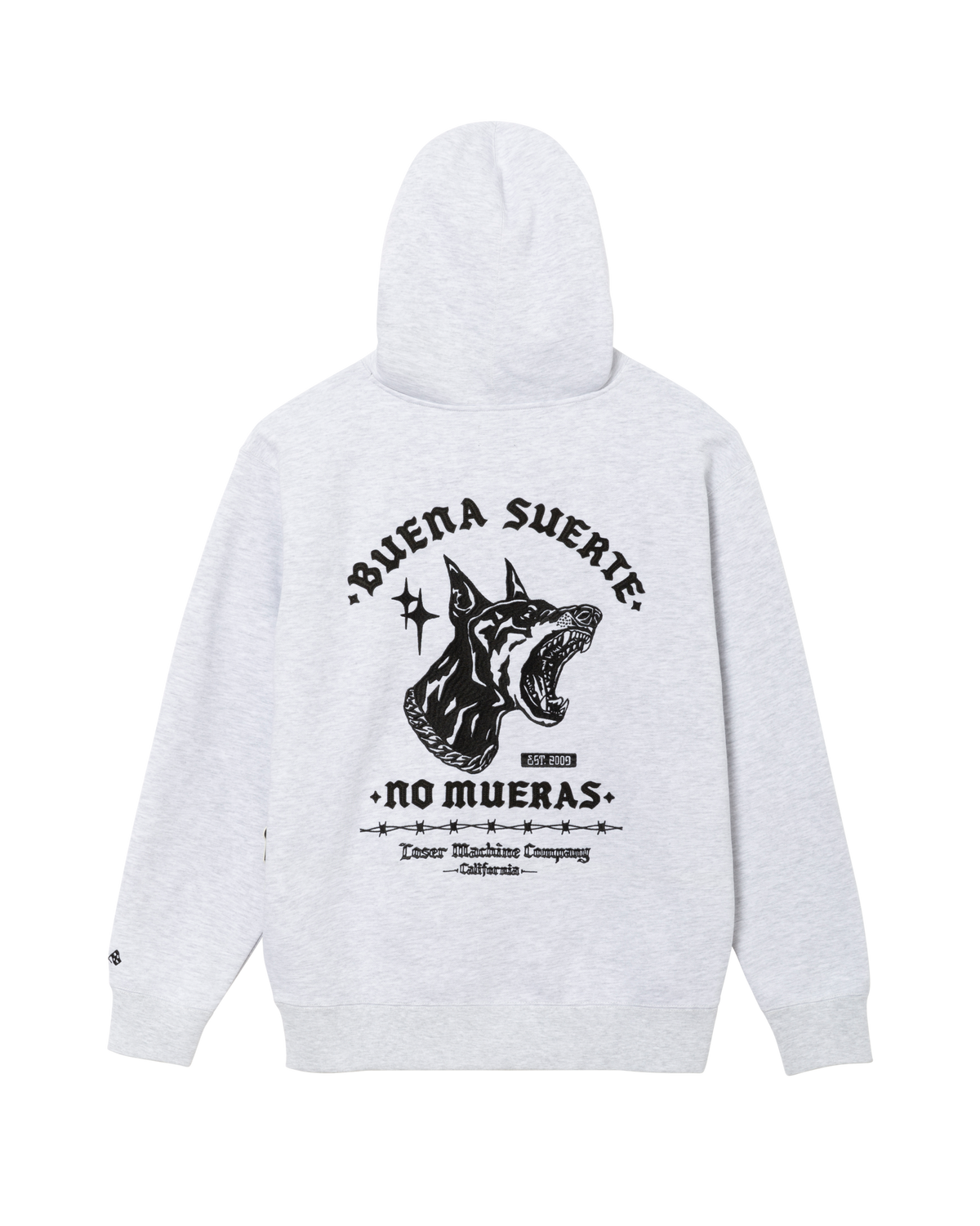 NO MUERAS HOODED SWEATSHIRT