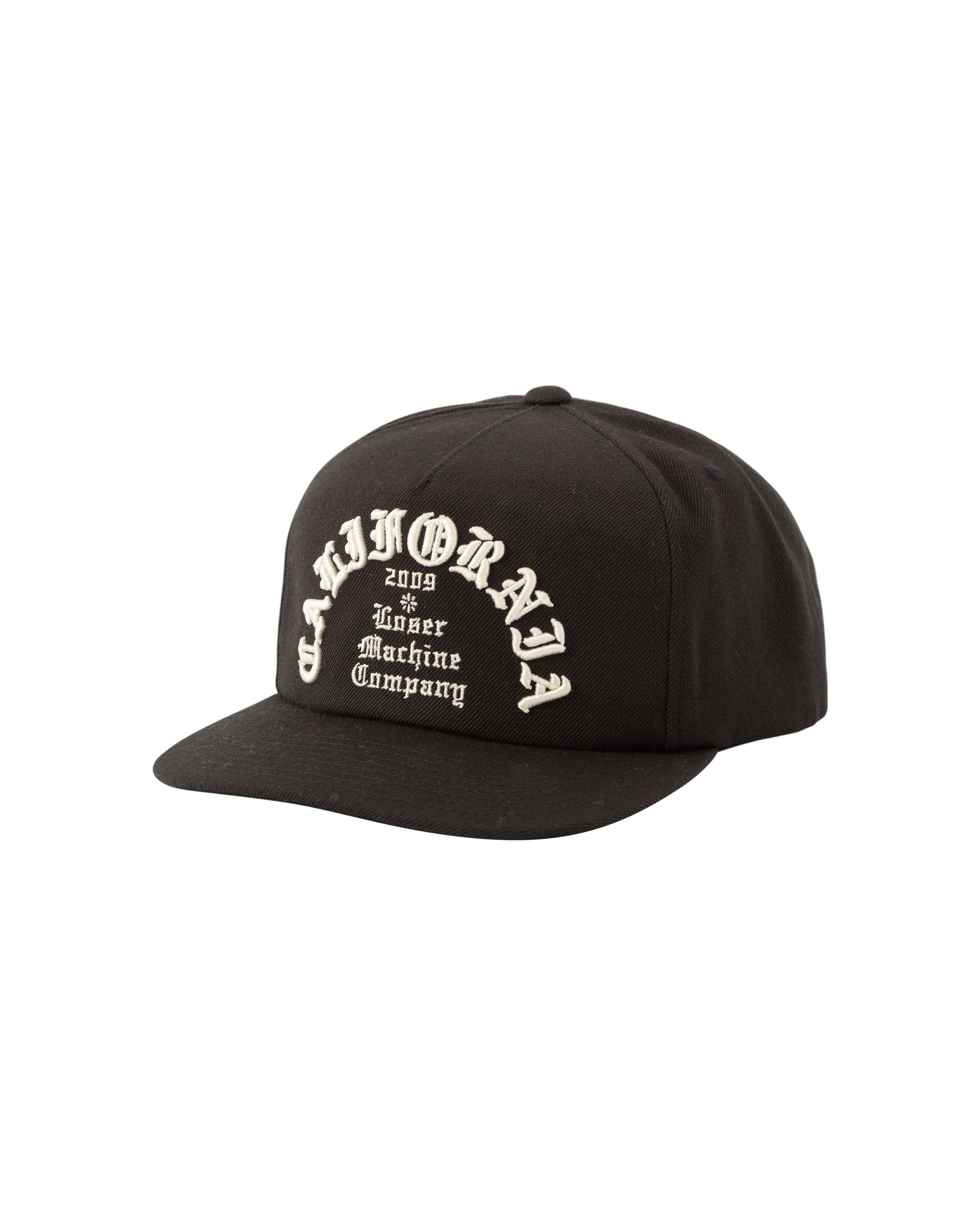 loser machine fanatic snapback hat black (zoomed)