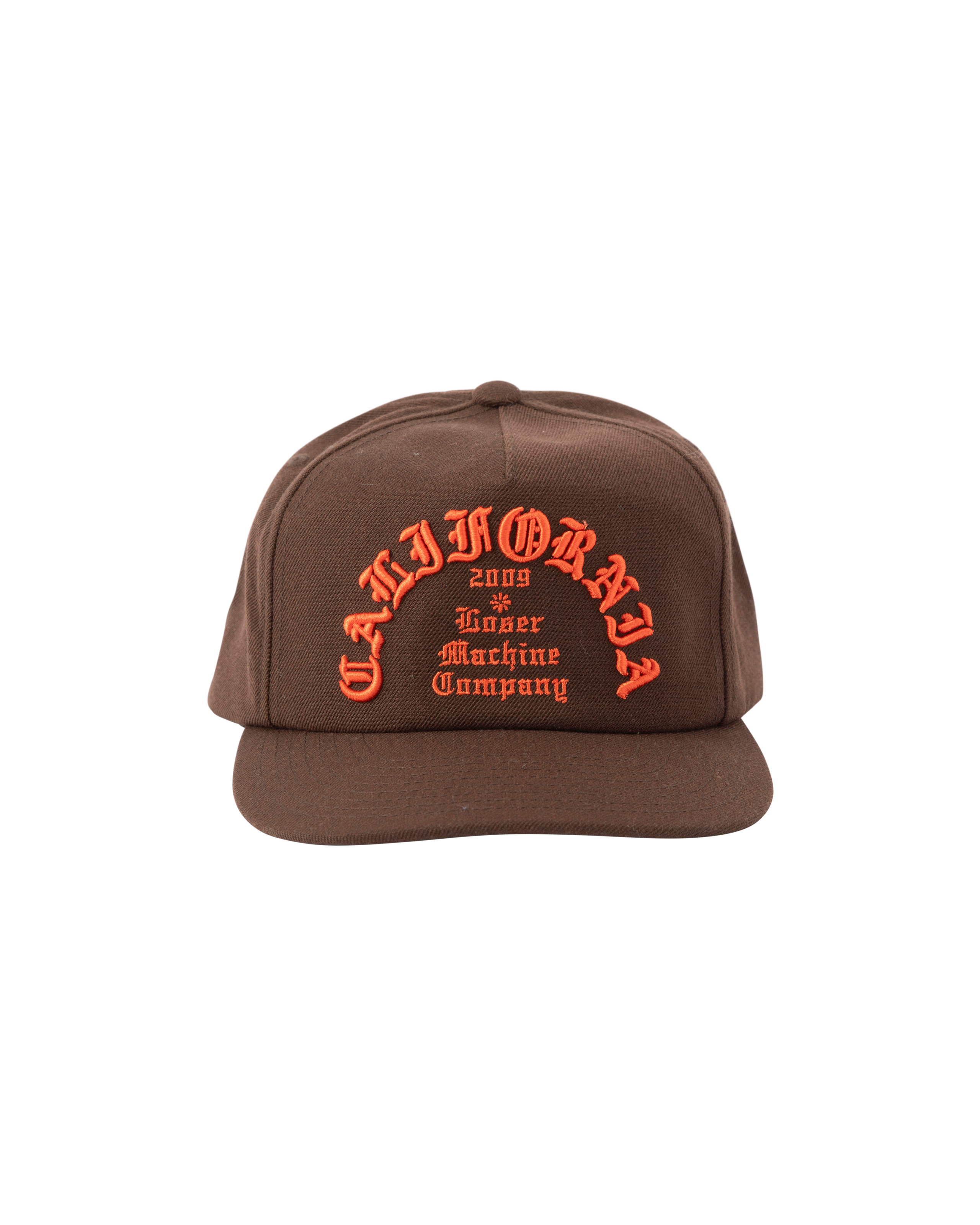 loser machine fanatic snapback hat brown (zoomed)