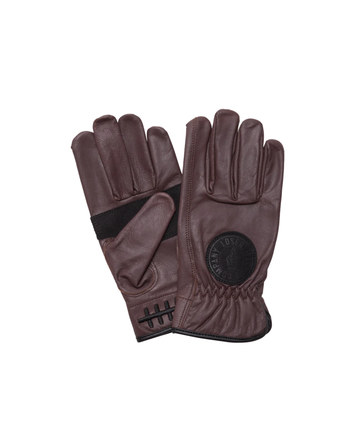 DEATH GRIP LEATHER GLOVES (zoomed)