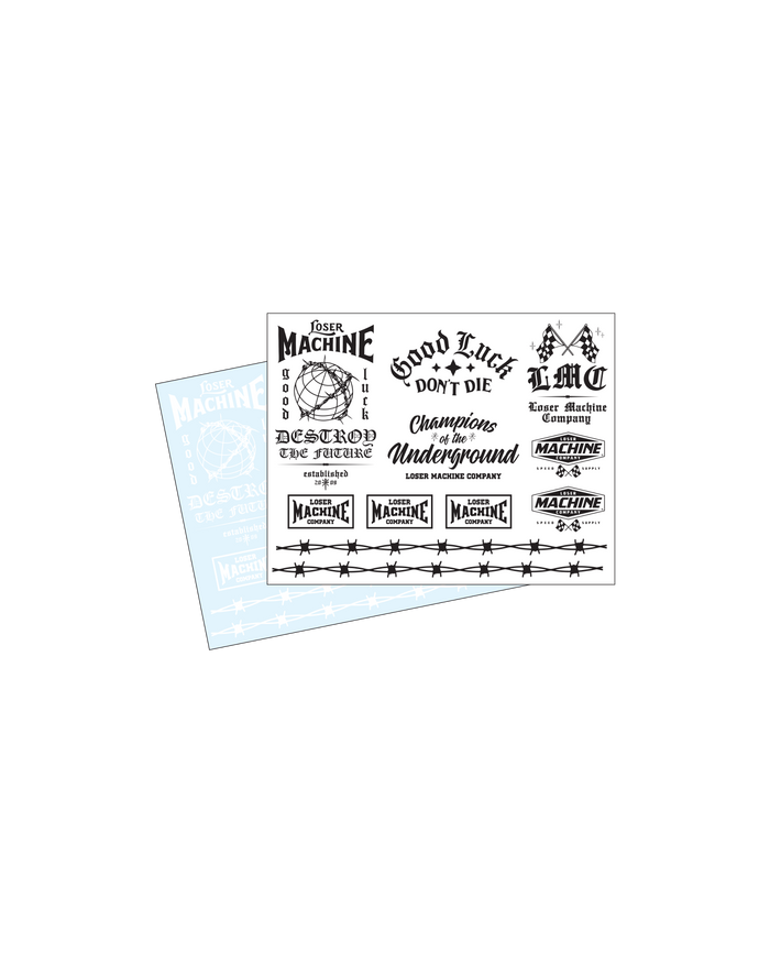 LMC MOTO STICKER SHEETS