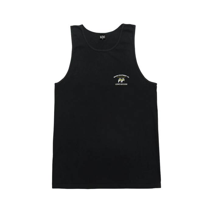 color: BLACK ~ alt: LMC X MOONEYES PACIFIC COAST HIGHWAY STOCK TANK TOP - alternate view