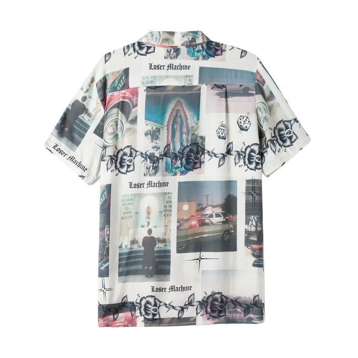 Barrio Woven SS Shirt - white - back - alternate view