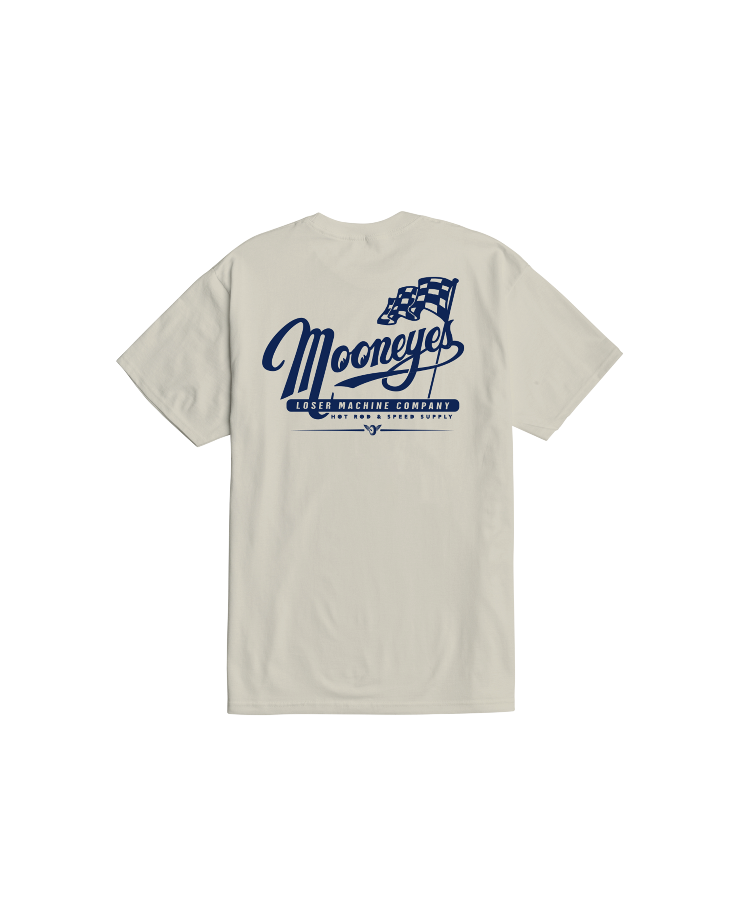 LMC X MOONEYES PARTNERSHIP STOCK T-SHIRT (zoomed)