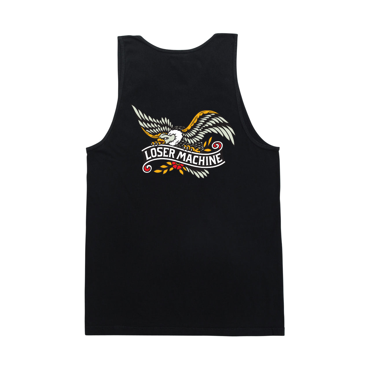 color: BLACK ~ alt: GLORYBOUND STOCK TANK TOP (zoomed)