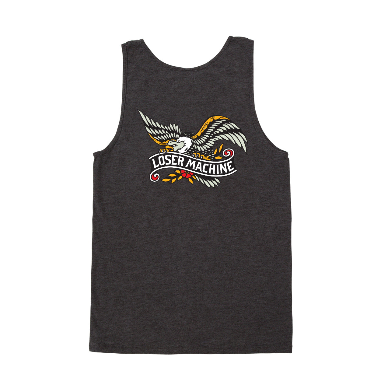 color: HEATHER CHARCOAL  ~ alt: GLORYBOUND STOCK TANK TOP (zoomed)