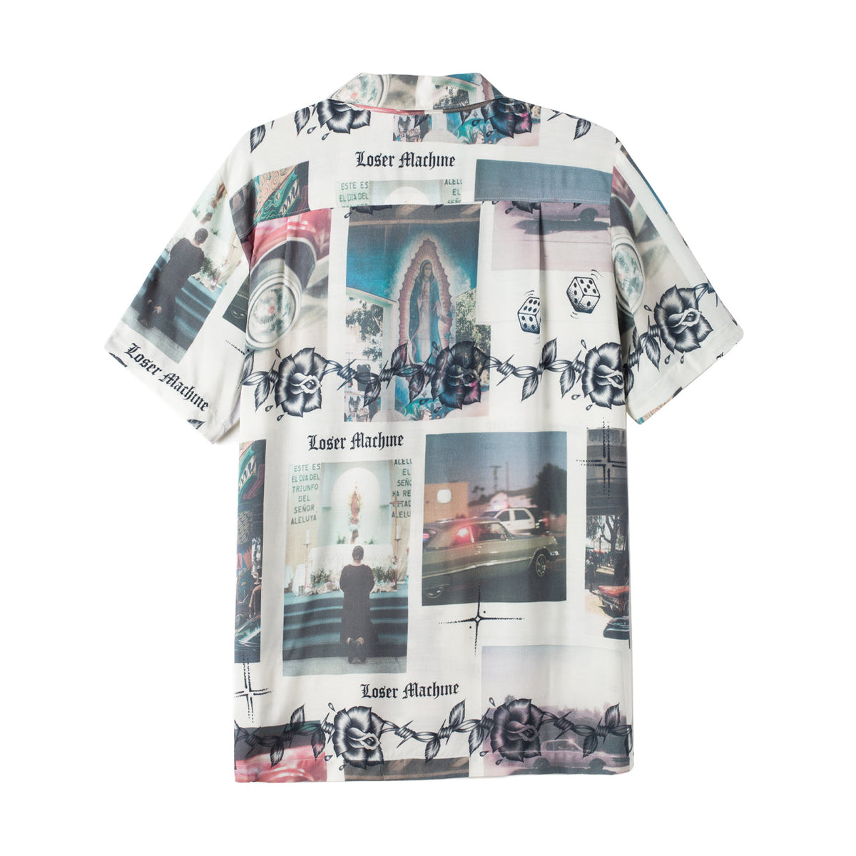 color: WHITE ~ alt: BARRIO WOVEN SS WOVEN