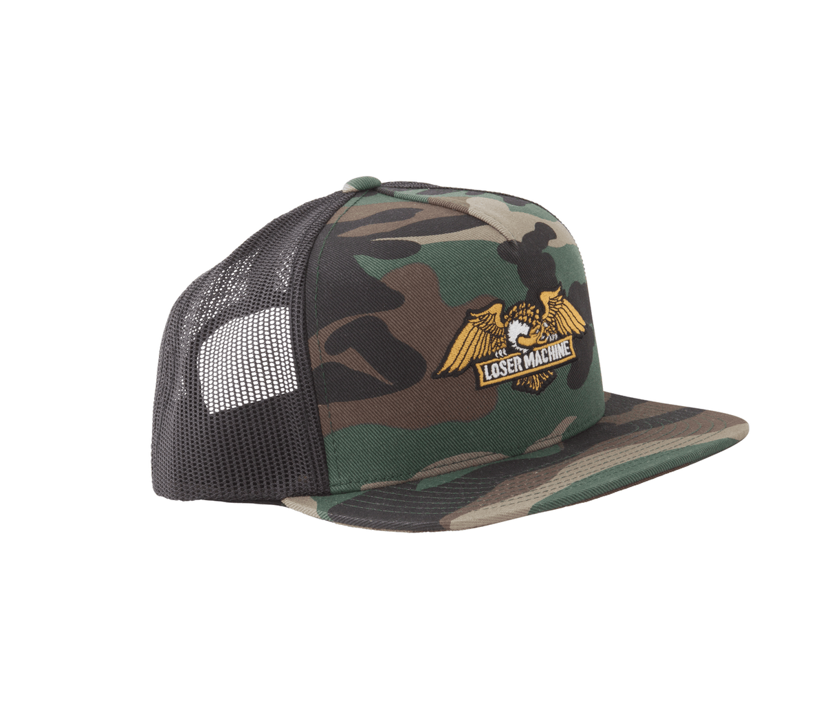 color: Camo ~ alt: Wings Trucker